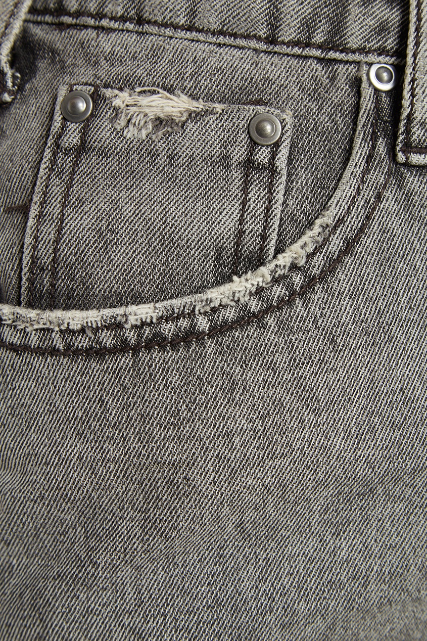 фото Серая джинсовая юбка One teaspoon