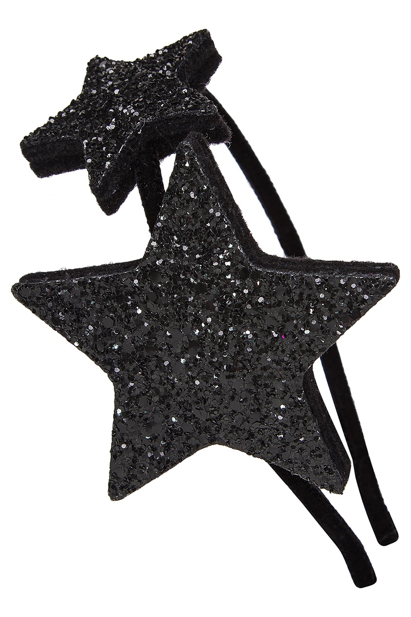 фото Ободок с черными звездами Ro'ro