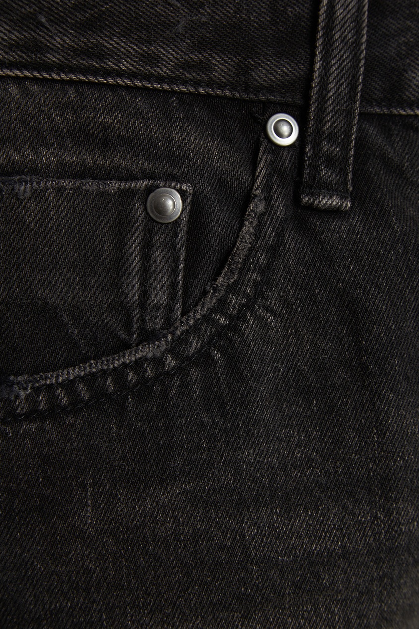 Черные джинсовые шорты