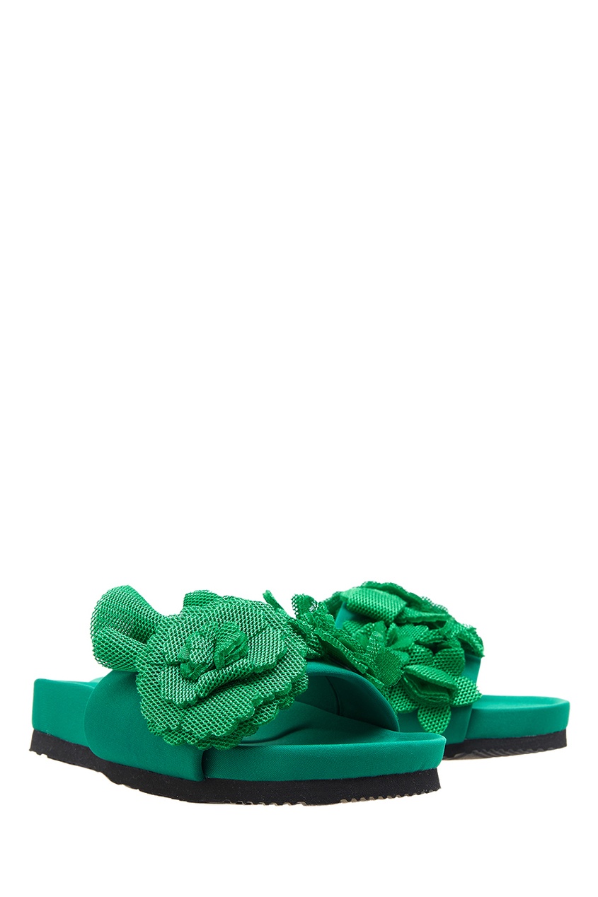 фото Зеленые текстильные сандалии suecomma bonnie