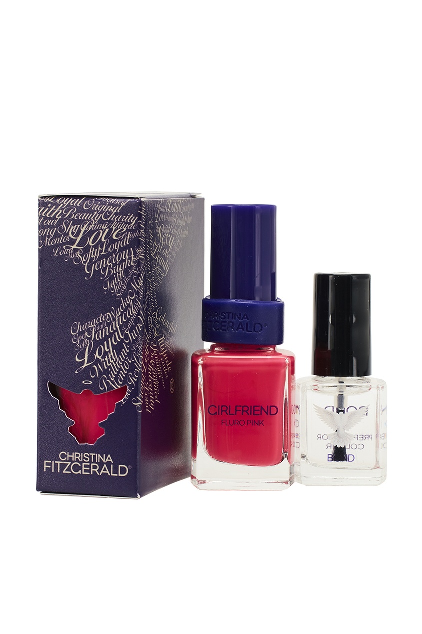 фото Лак для ногтей Girlfriend Nail Polish Color / "Розовая пантера", 12 ml + Bond-подготовка к покрытию лаком, 9 ml Christina fitzgerald