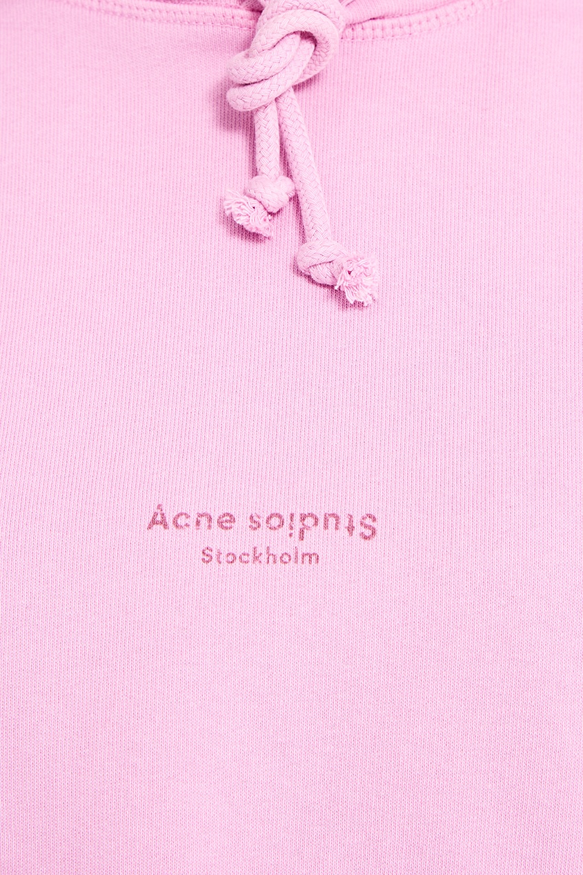 фото Фиолетовое худи из хлопка joghy acne studios