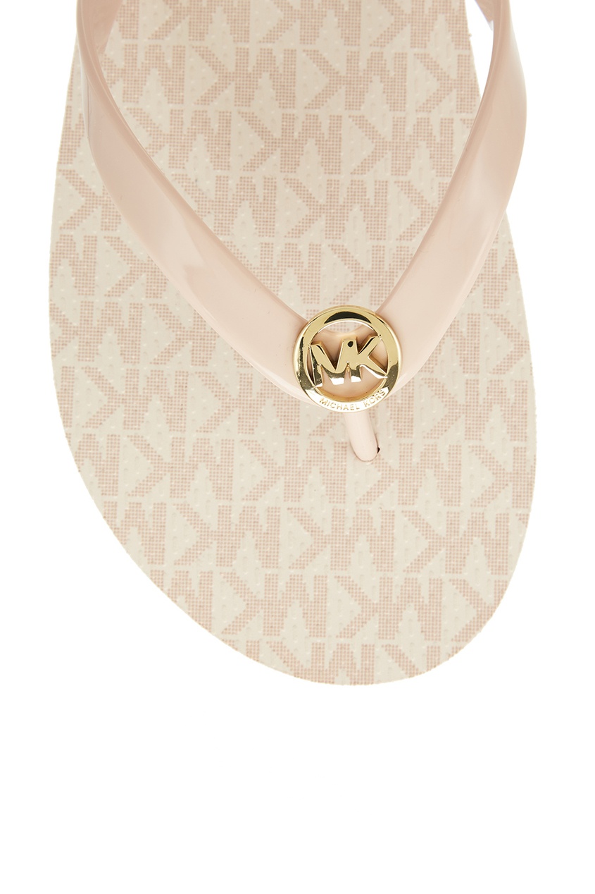 фото Розовые сандалии с логотипом michael michael kors