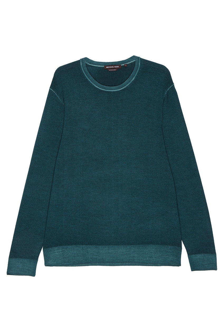 Зеленый джемпер из шерсти