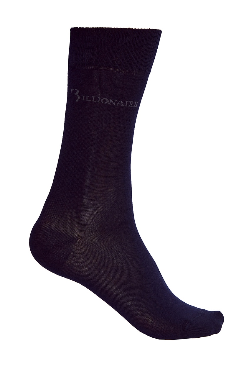 фото Темно-синие носки из хлопка Billionaire
