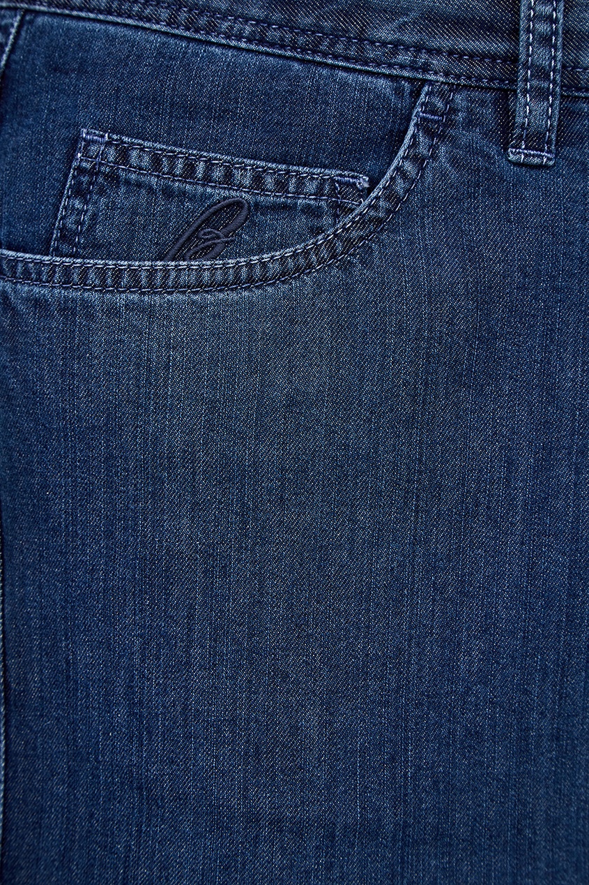 фото Прямые синие джинсы Brioni