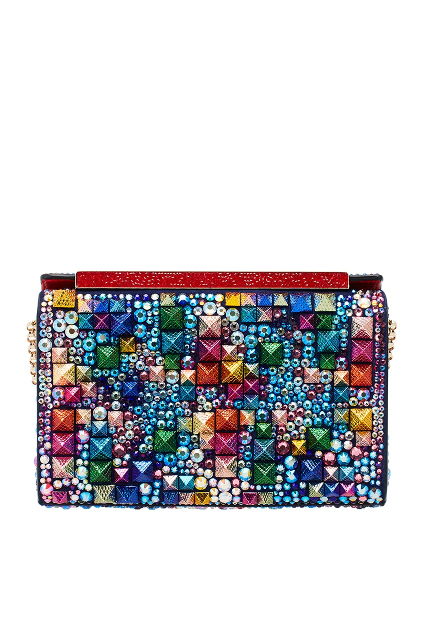 

Клатч с шипами и кристаллами Vanite Small Clutch, Multicolor, Клатч с шипами и кристаллами Vanite Small Clutch