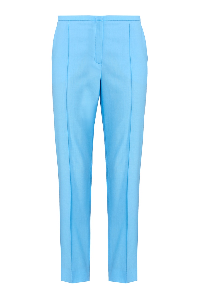 фото Голубые шерстяные брюки nina ricci