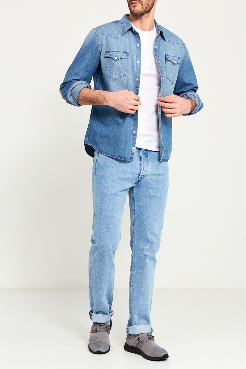 фото Джинсы из голубого денима 501® levi’s®original fit