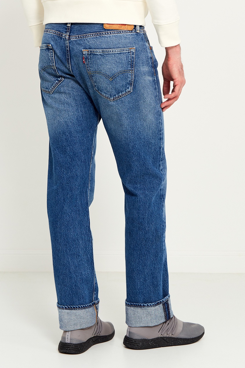 фото Прямые джинсы с потертостями 501® levi’s®original fit