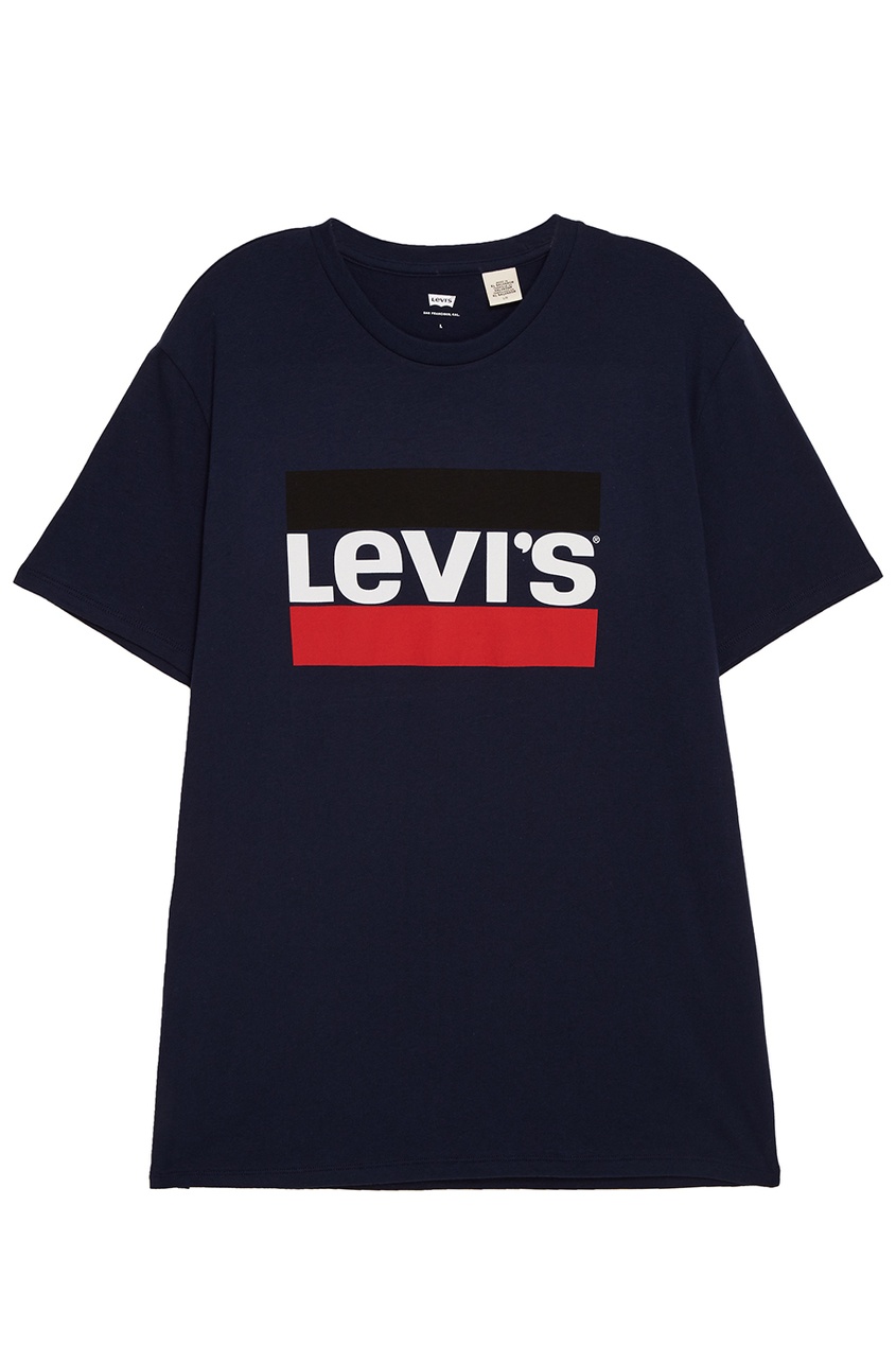 фото Синяя футболка с принтом sportswear logo graphic levi’s®