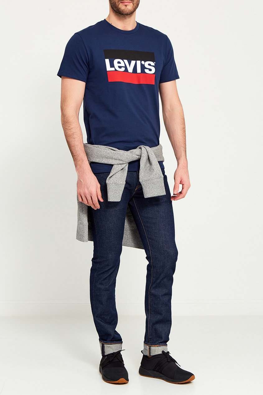 фото Синяя футболка с принтом sportswear logo graphic levi’s®