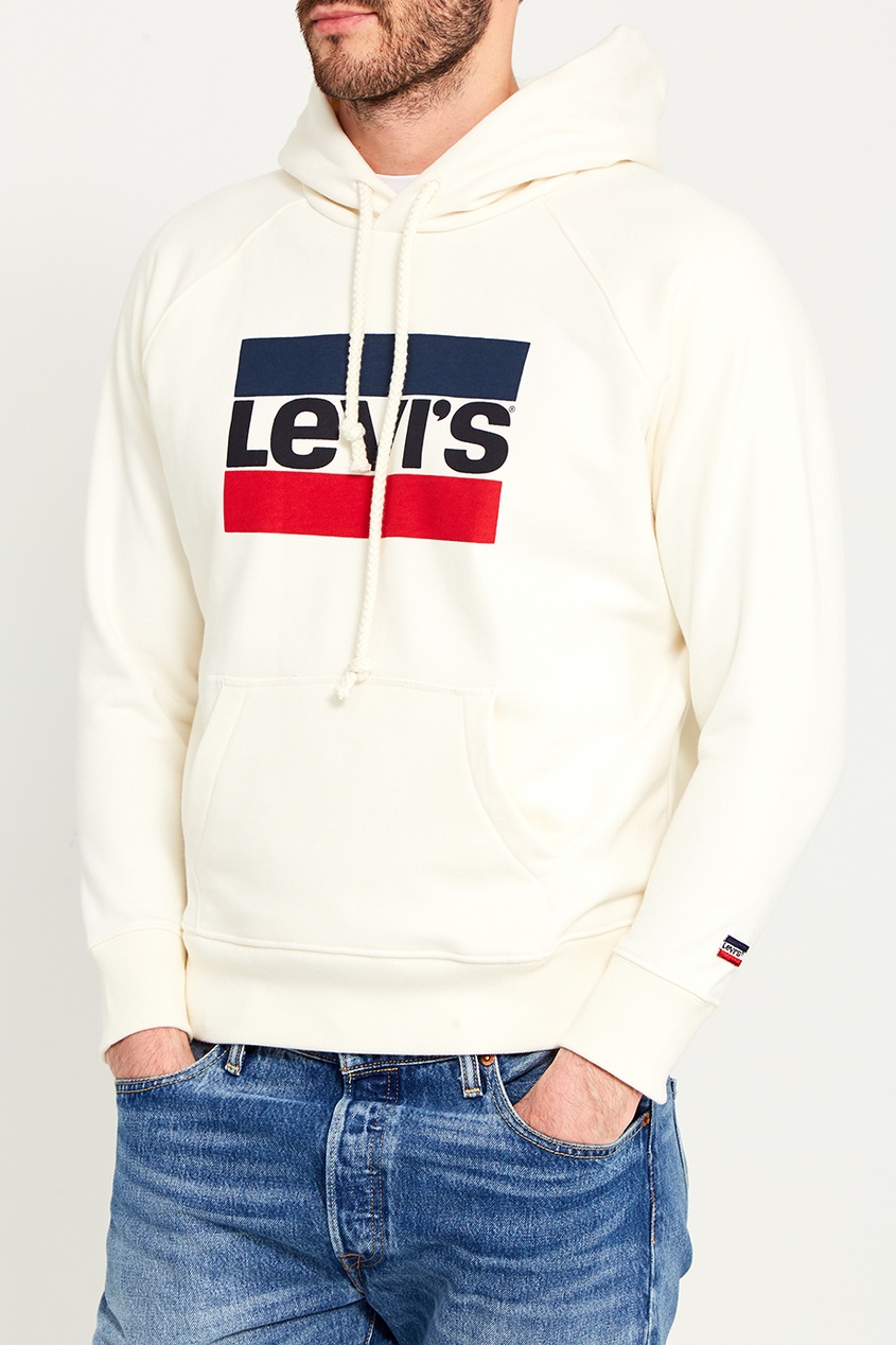 фото Белое худи с логотипом GRAPHIC SPORT HOODIE Levi’s®