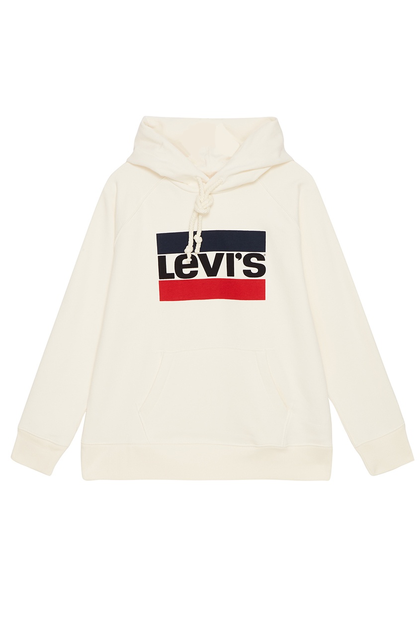 фото Белое худи с логотипом graphic sport hoodie levi’s®