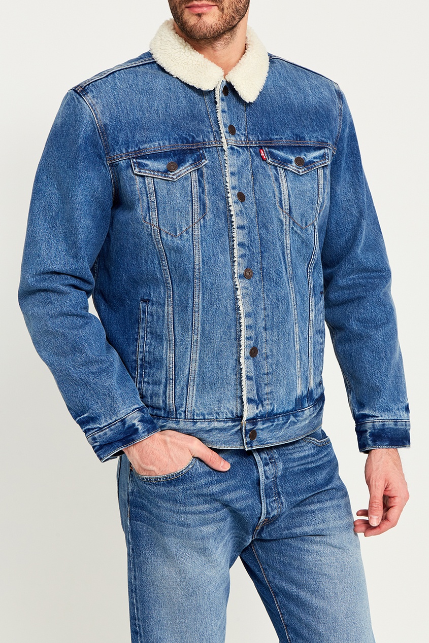 фото Куртка из денима на меховой подкладке TYPE 3 SHERPA TRUCKER Levi’s®