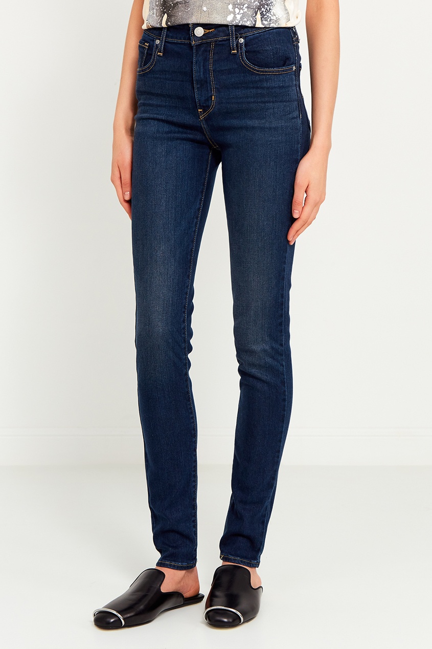 фото Темно-синий узкие джинсы 701 high rise skinny jeans levi’s®