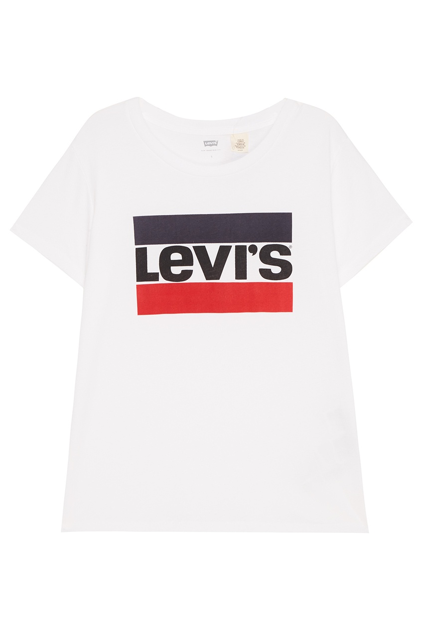 фото Белая футболка с логотипом the perfect tee levi’s®