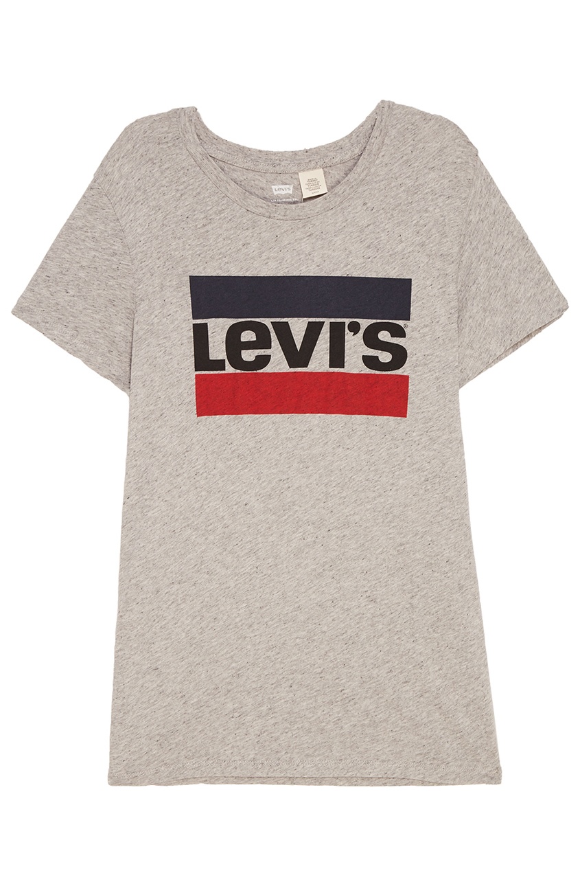 

Серая меланжевая футболка THE PERFECT TEE, Серый