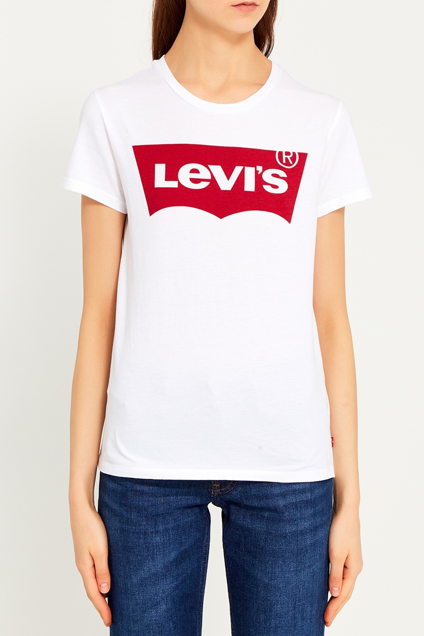 фото Белая футболка с эмблемой the perfect tee levi’s®