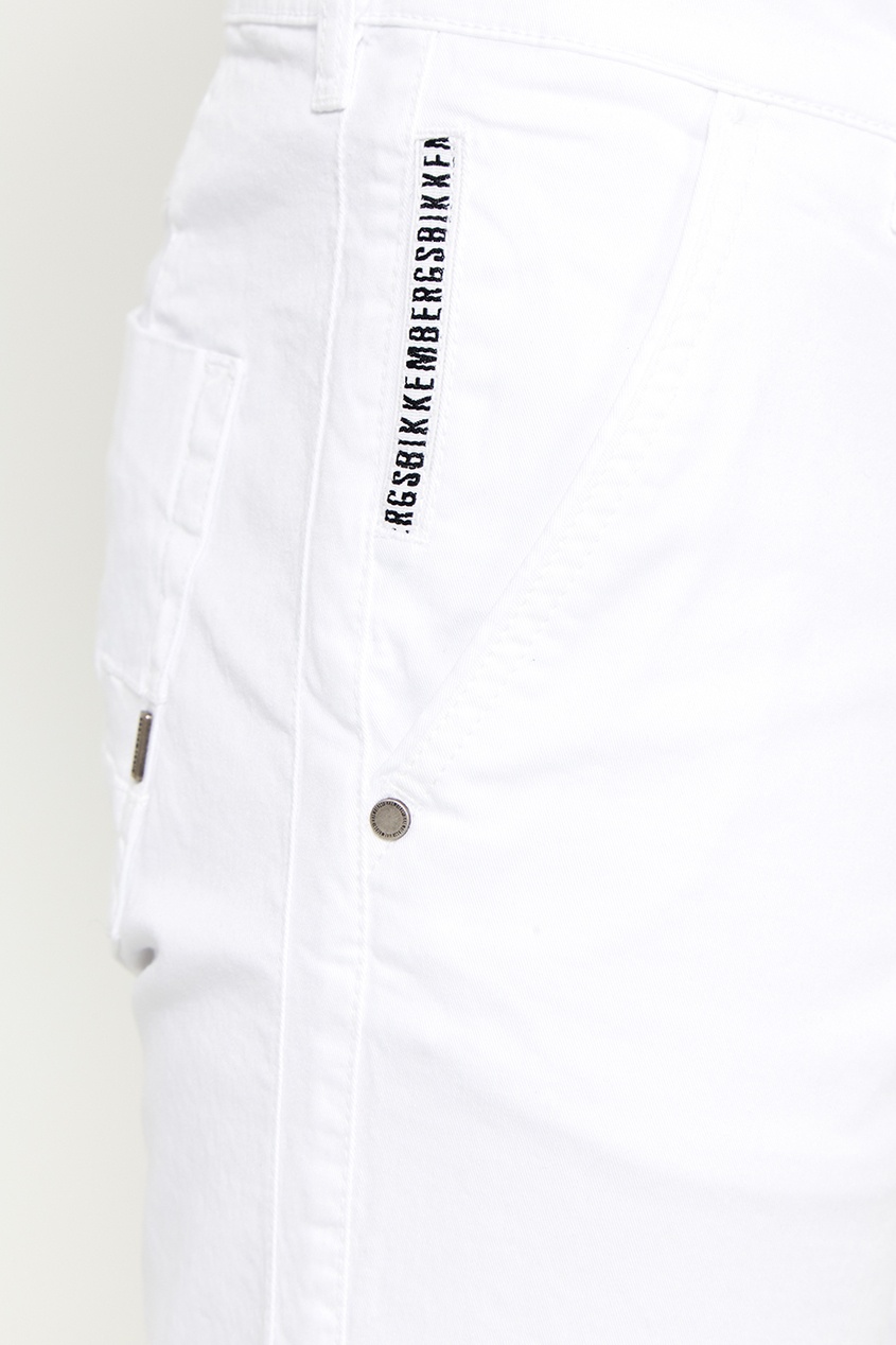 фото Белые шорты из хлопка bikkembergs