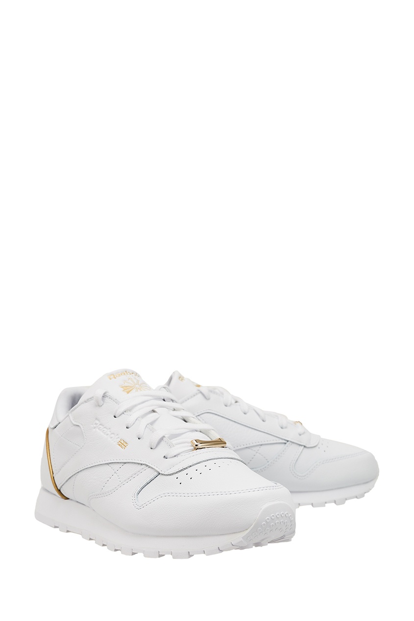 фото Кроссовки белые cl lthr hw reebok