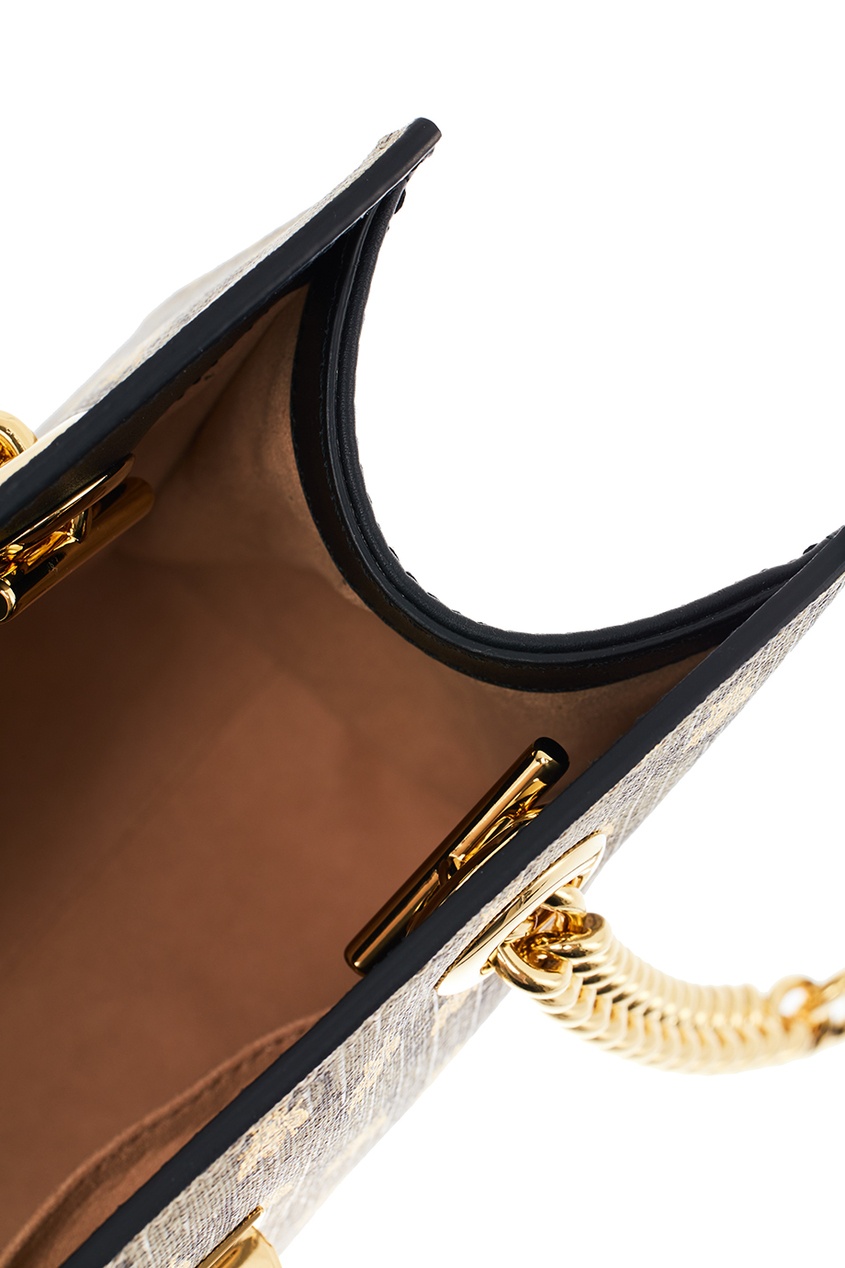 Сумка с монограммами и пчелами Padlock