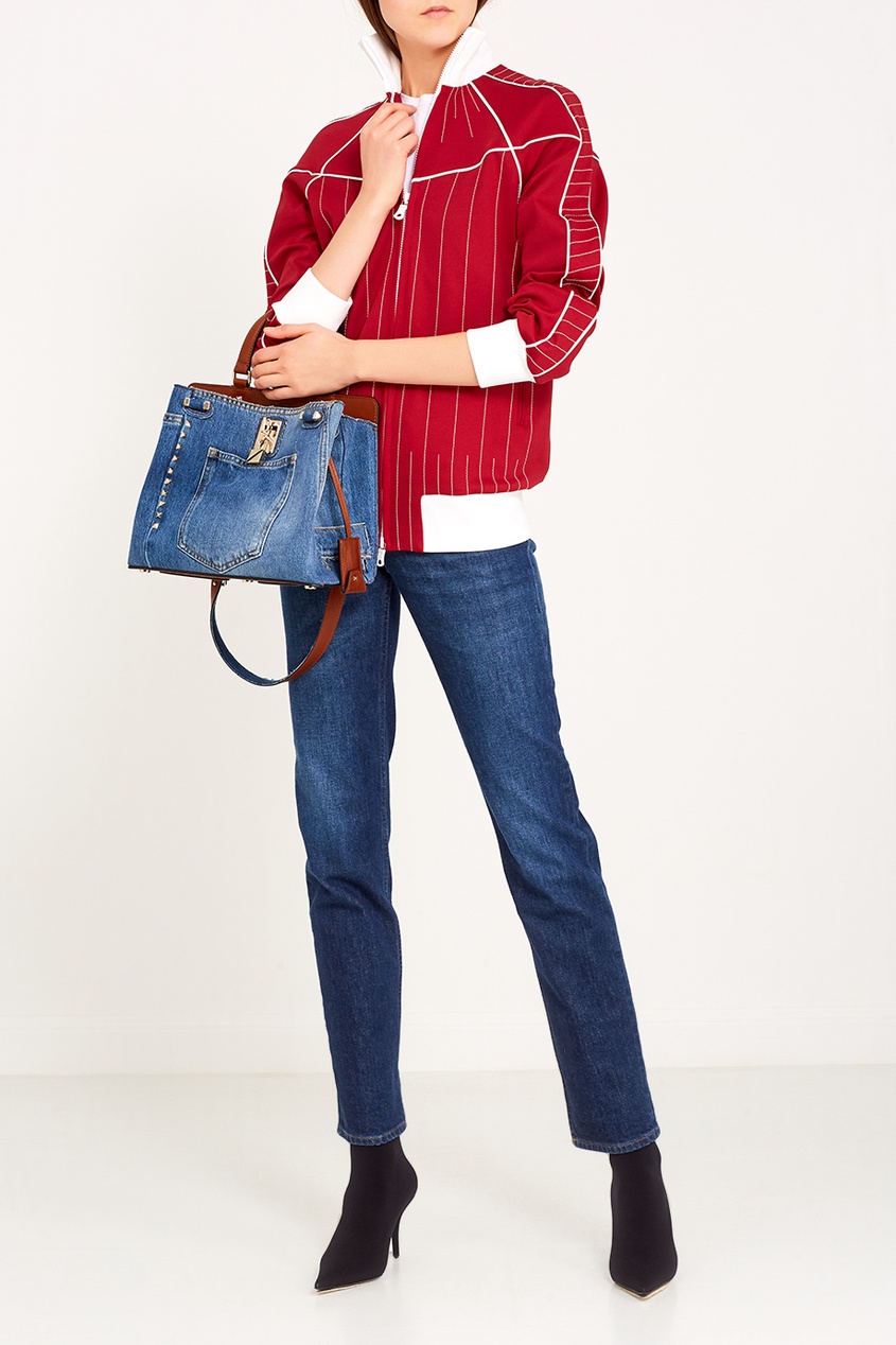 Сумка из денима и кожи Joylock