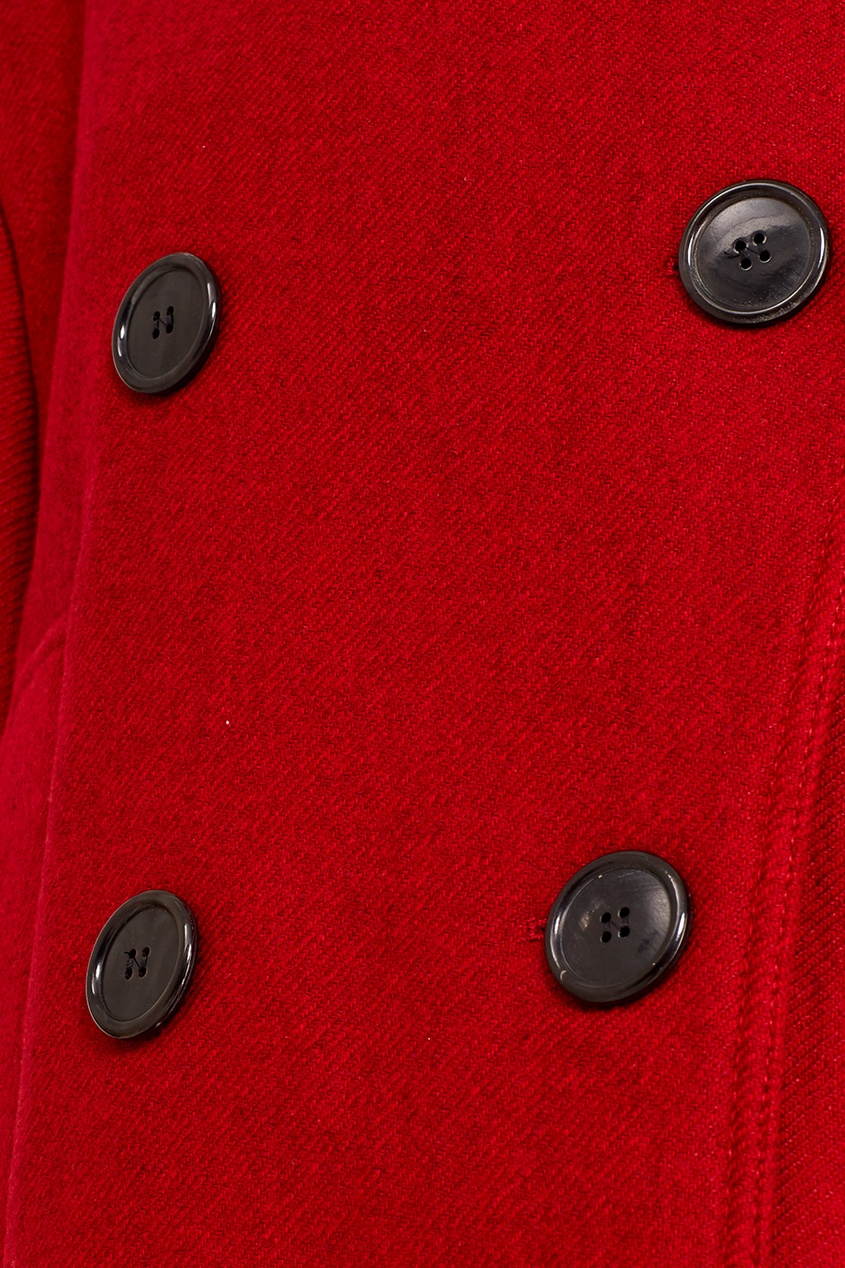 фото Красное двубортное пальто isabel marant