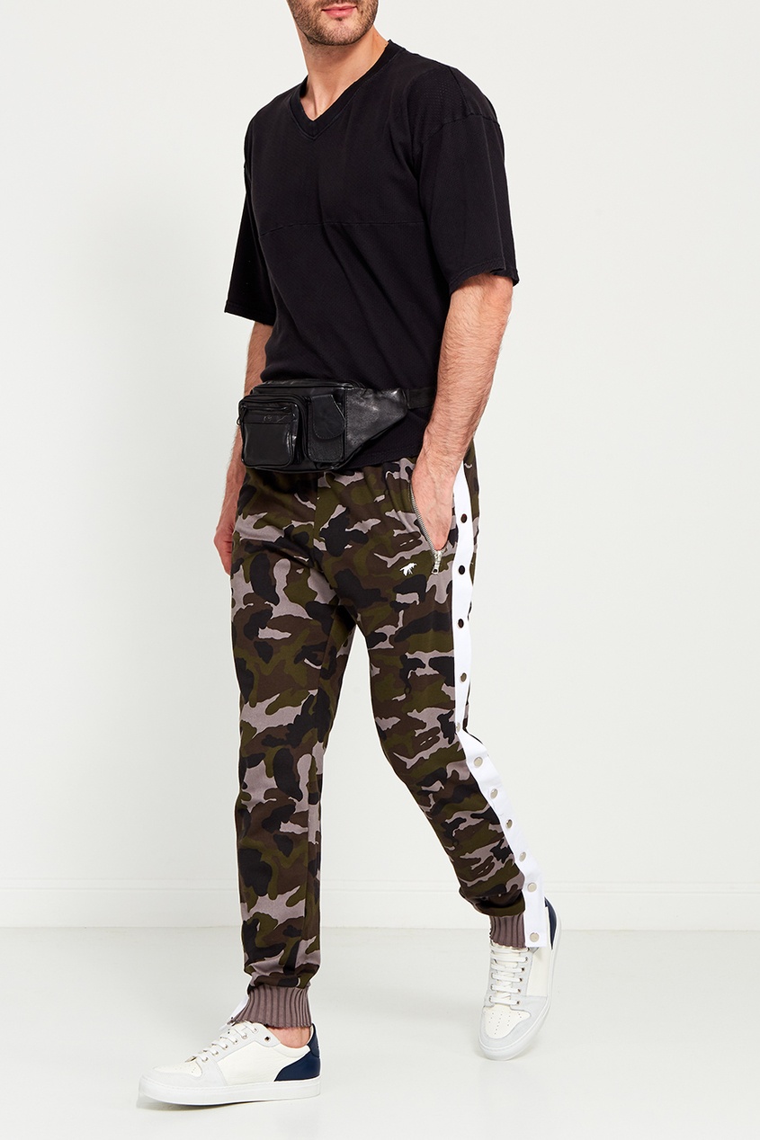 фото Хлопковые брюки с камуфляжным принтом n.d.g studio
