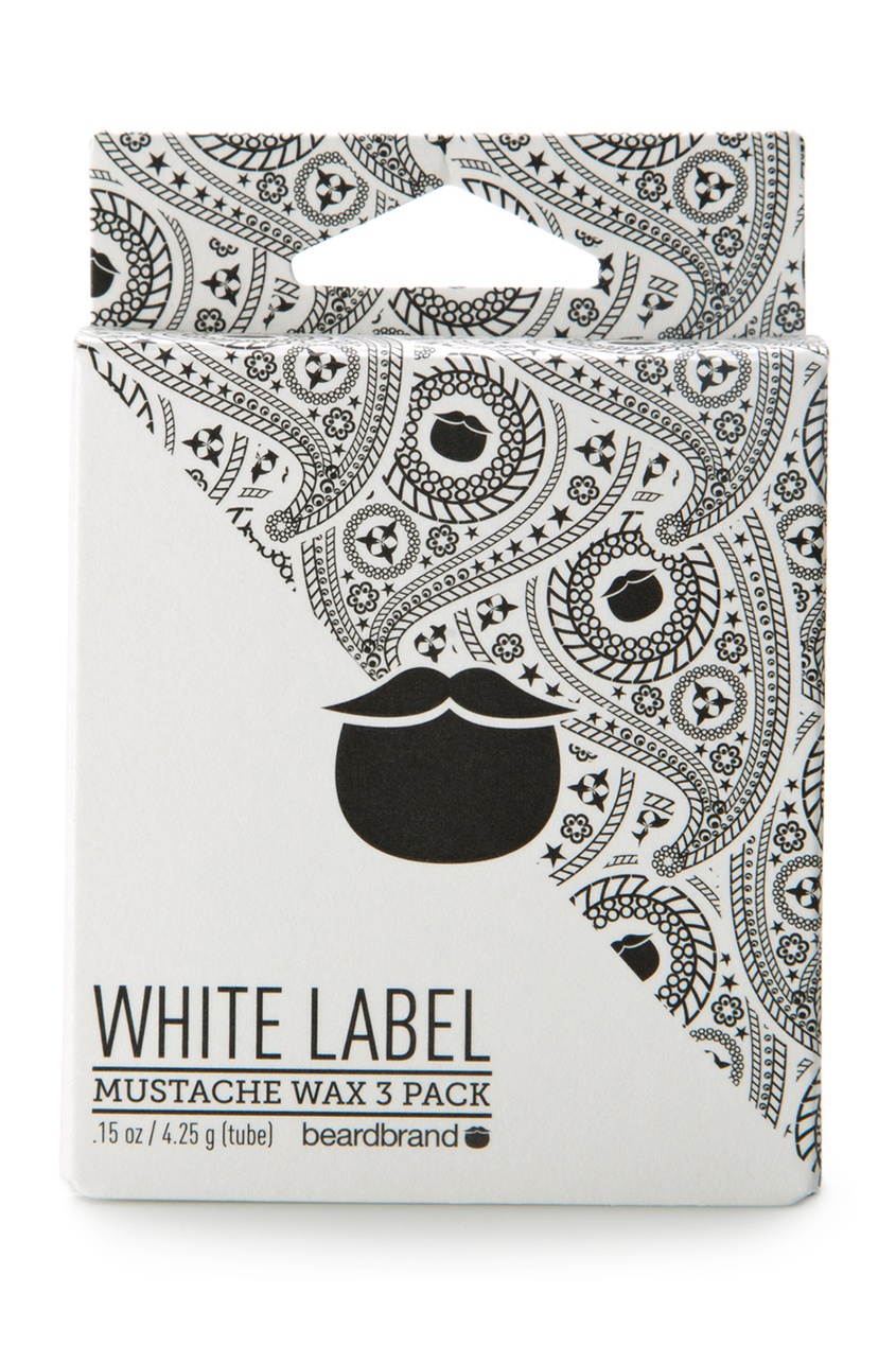 фото Набор воска для усов и бороды «White Label» Beardbrand