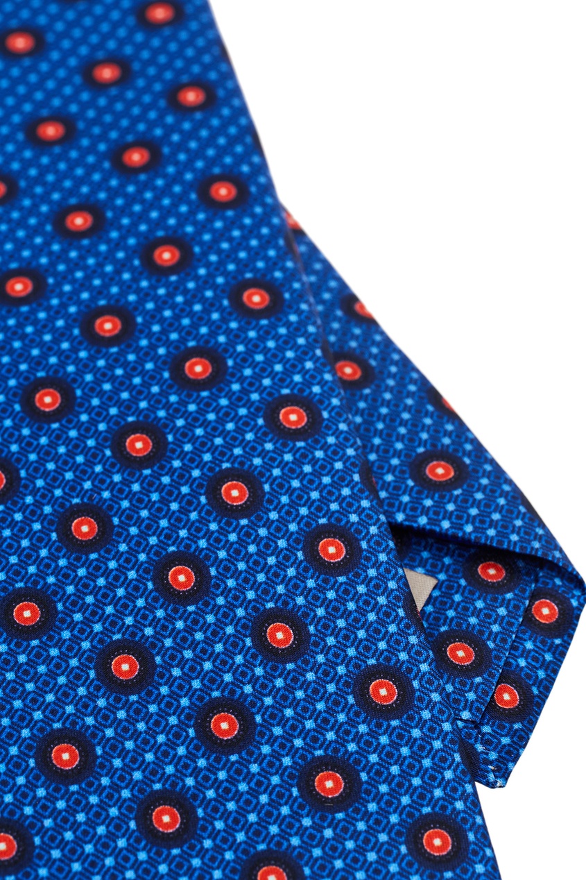 фото Шелковый галстук с точками Canali