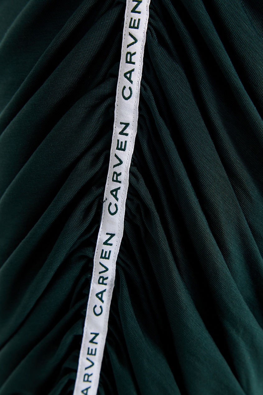 фото Платье-футболка с драпировкой снизу Carven
