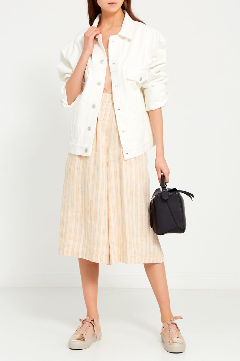 Замшевые кеды с серебристым носком