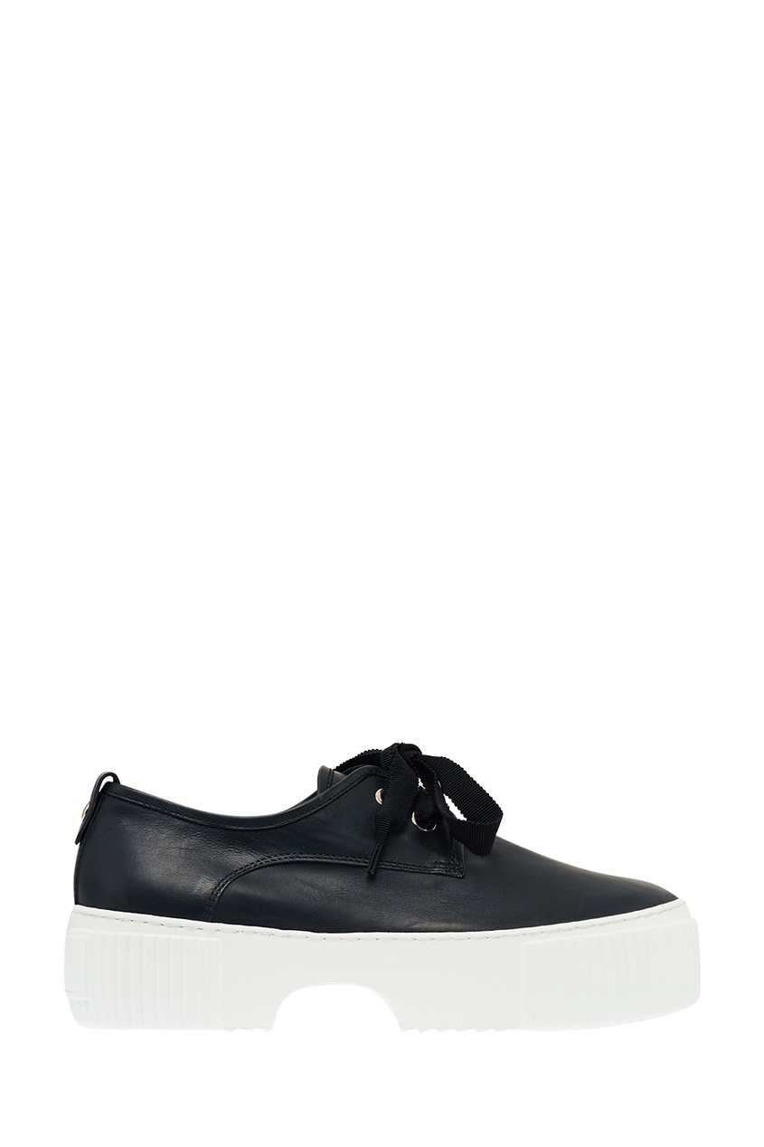 Туфли с контрастной платформой