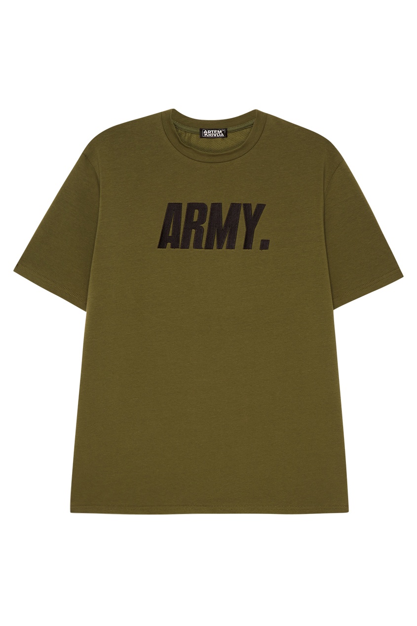 фото Удлиненная футболка army artem krivda