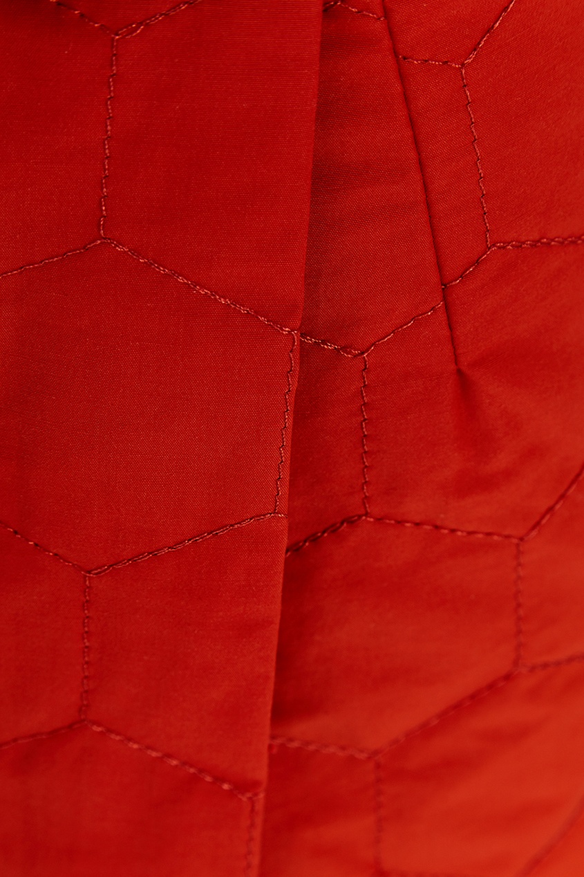 фото Красная мини-юбка с черным поясом daily paper