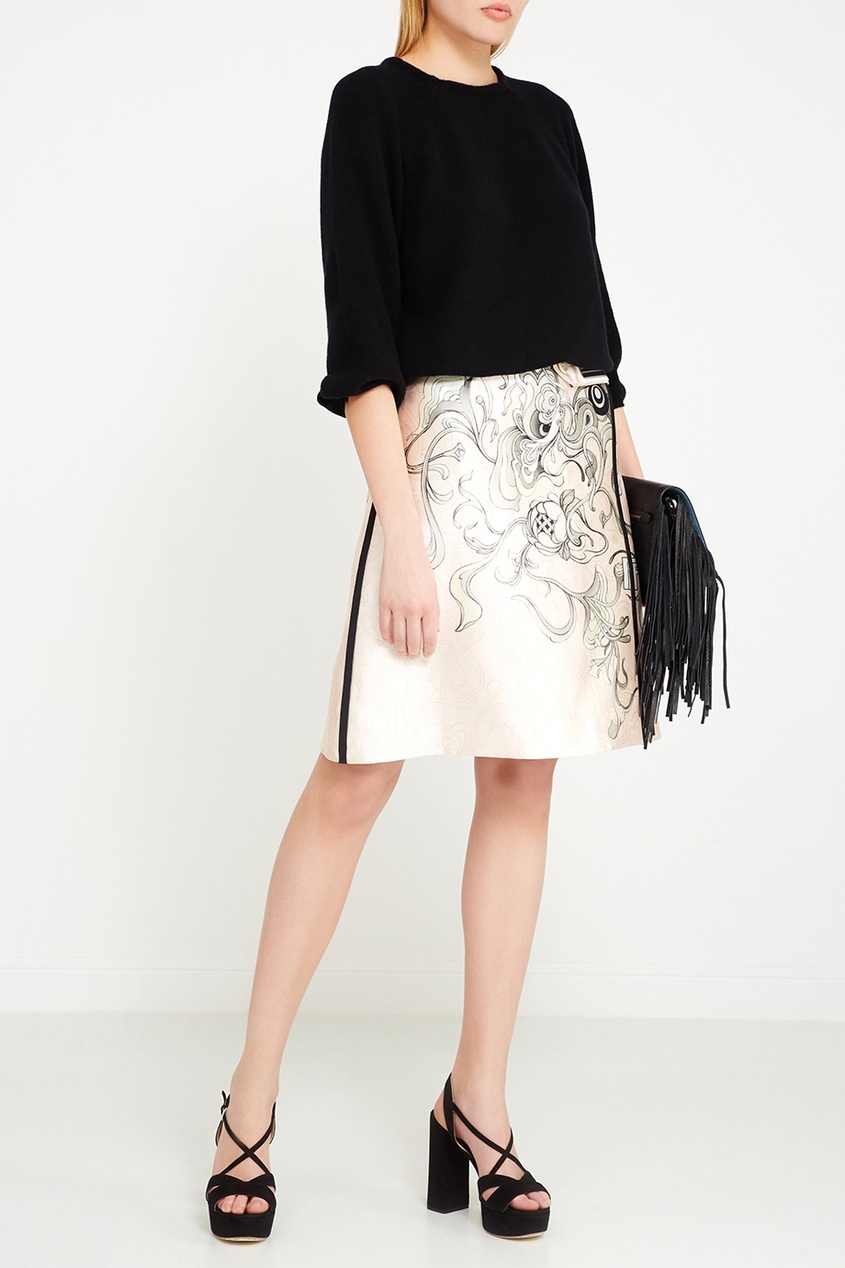 Черная кожаная сумка Etiquette