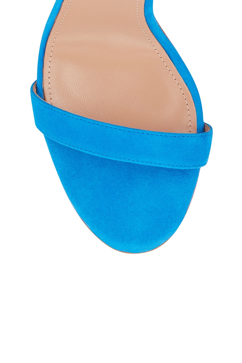 фото Синие босоножки casablanca sandal 105 aquazzura