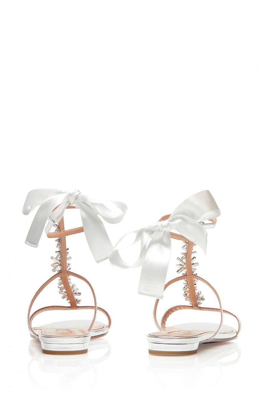 Сандалии с кристаллами Mustique Sandal Flat