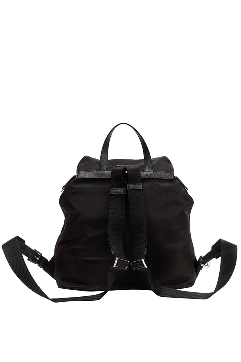 фото Текстильный рюкзак с аппликациями prada