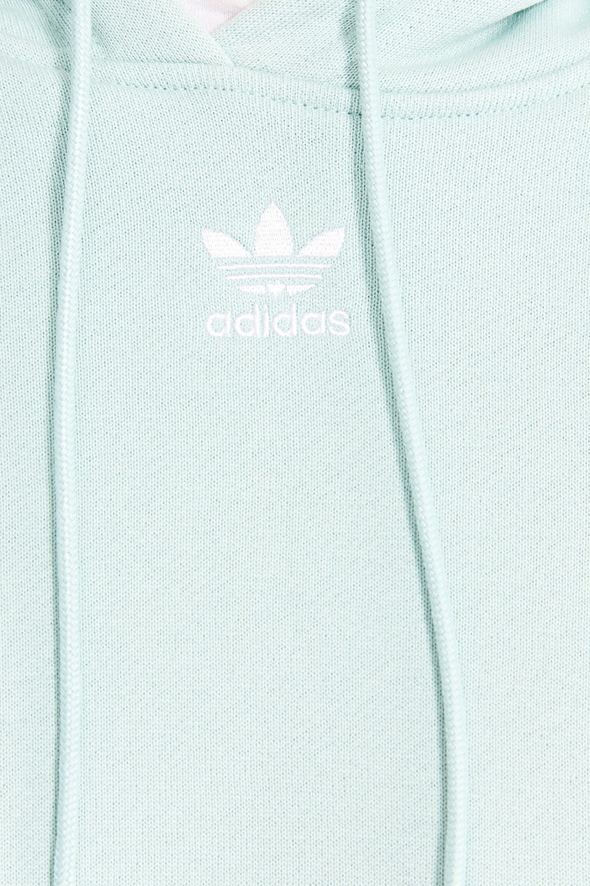 фото Хлопковое худи cropped adidas