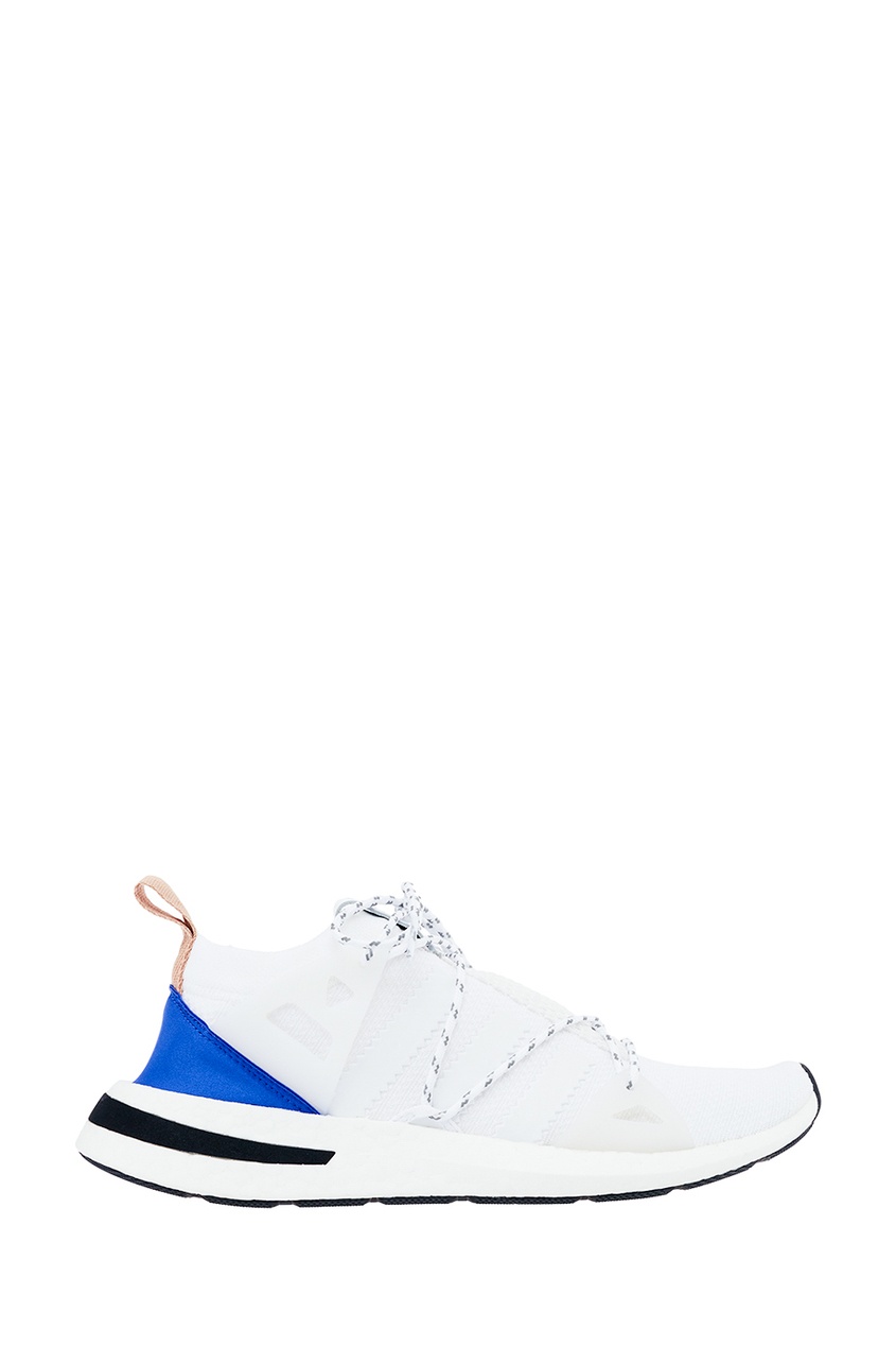 фото Белые текстильные кроссовки arkyn adidas