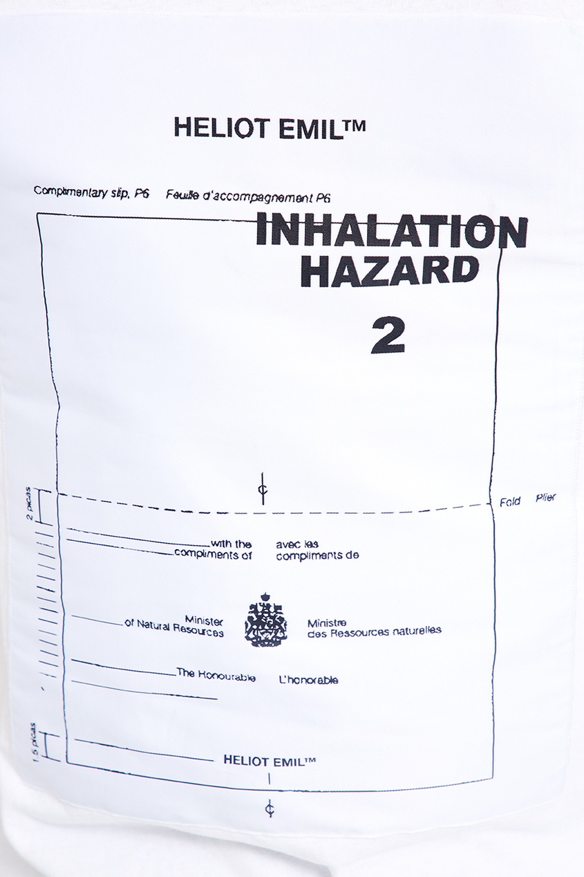 фото Белая футболка из хлопка heliot emil