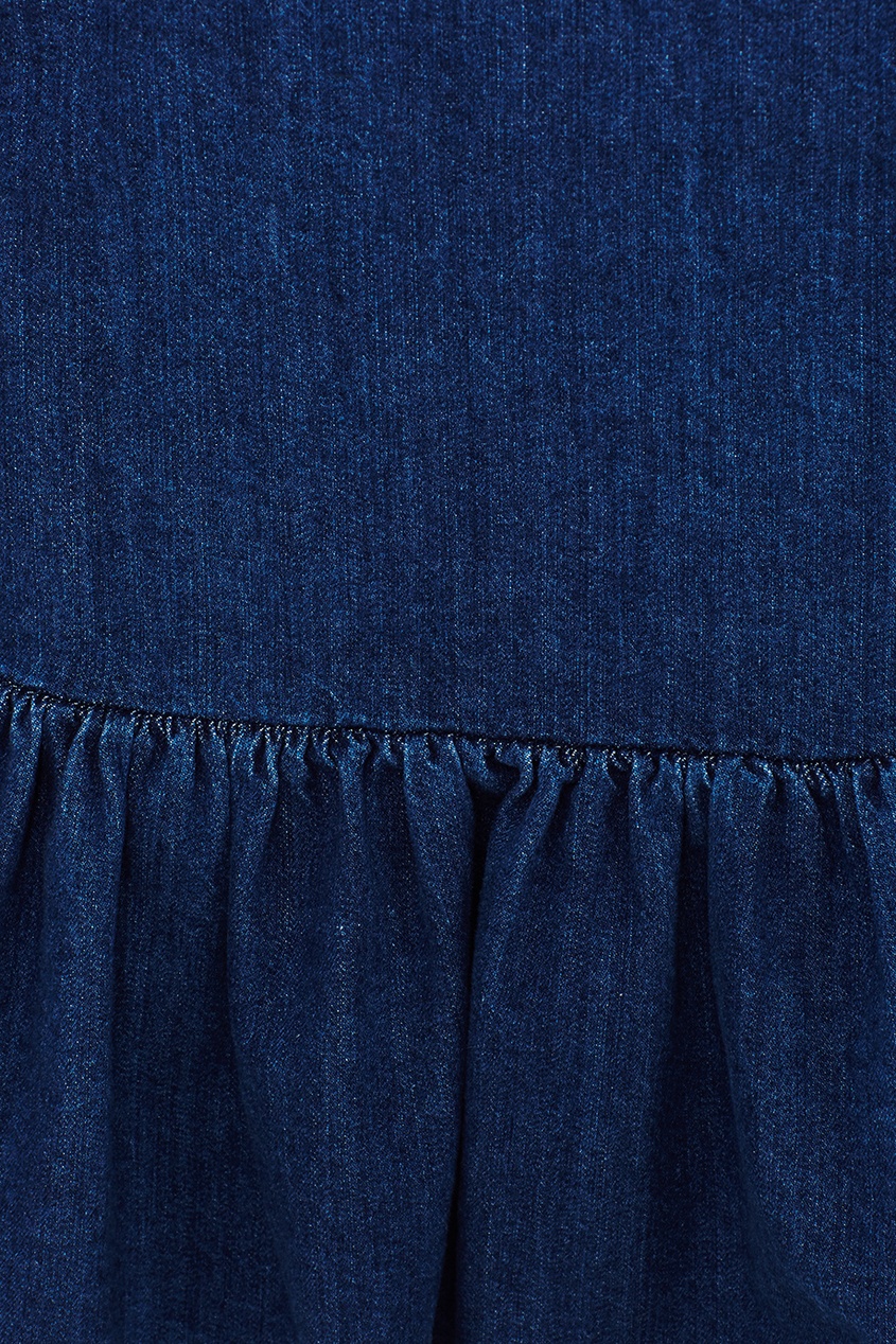 фото Джинсовая юбка с воланами miu miu