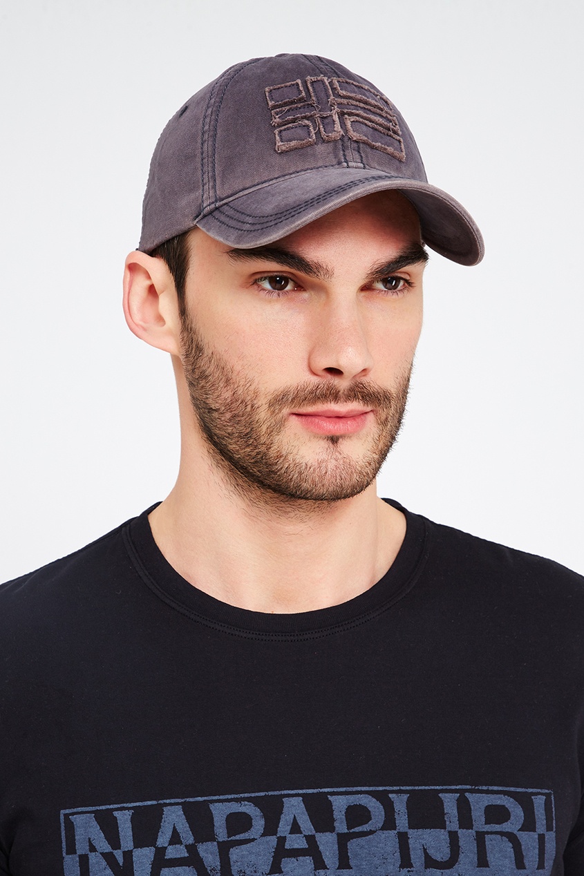 Серая хлопковая кепка