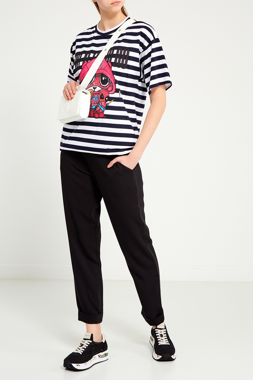 Черные сетчатые кроссовки