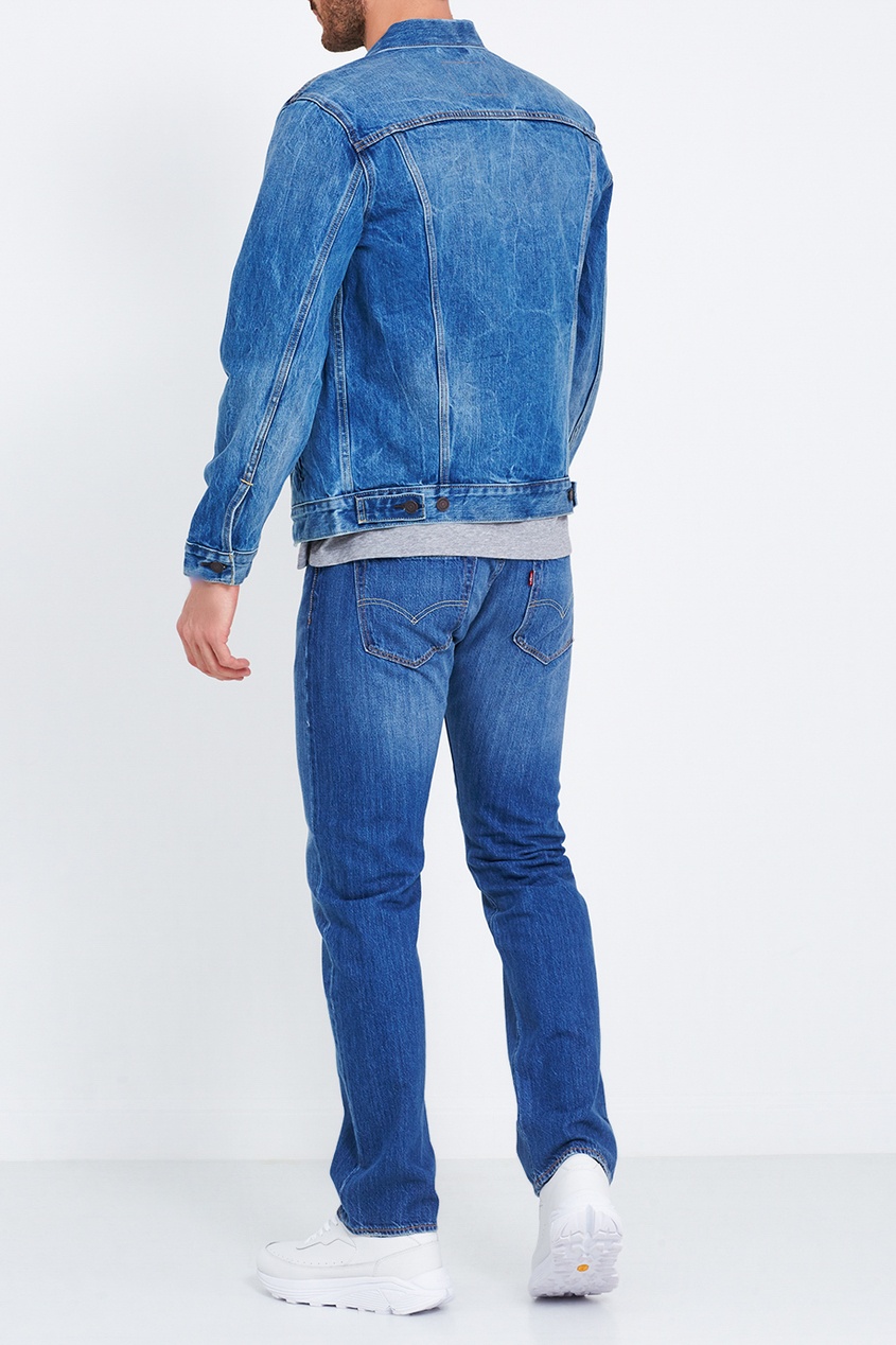 фото Синие потертые джинсы 501 levisoriginal fit rocky road levi’s®