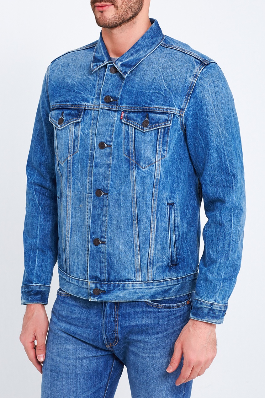 фото Куртка из «вареного» денима THE TRUCKER JACKET HAVENS Levi’s®