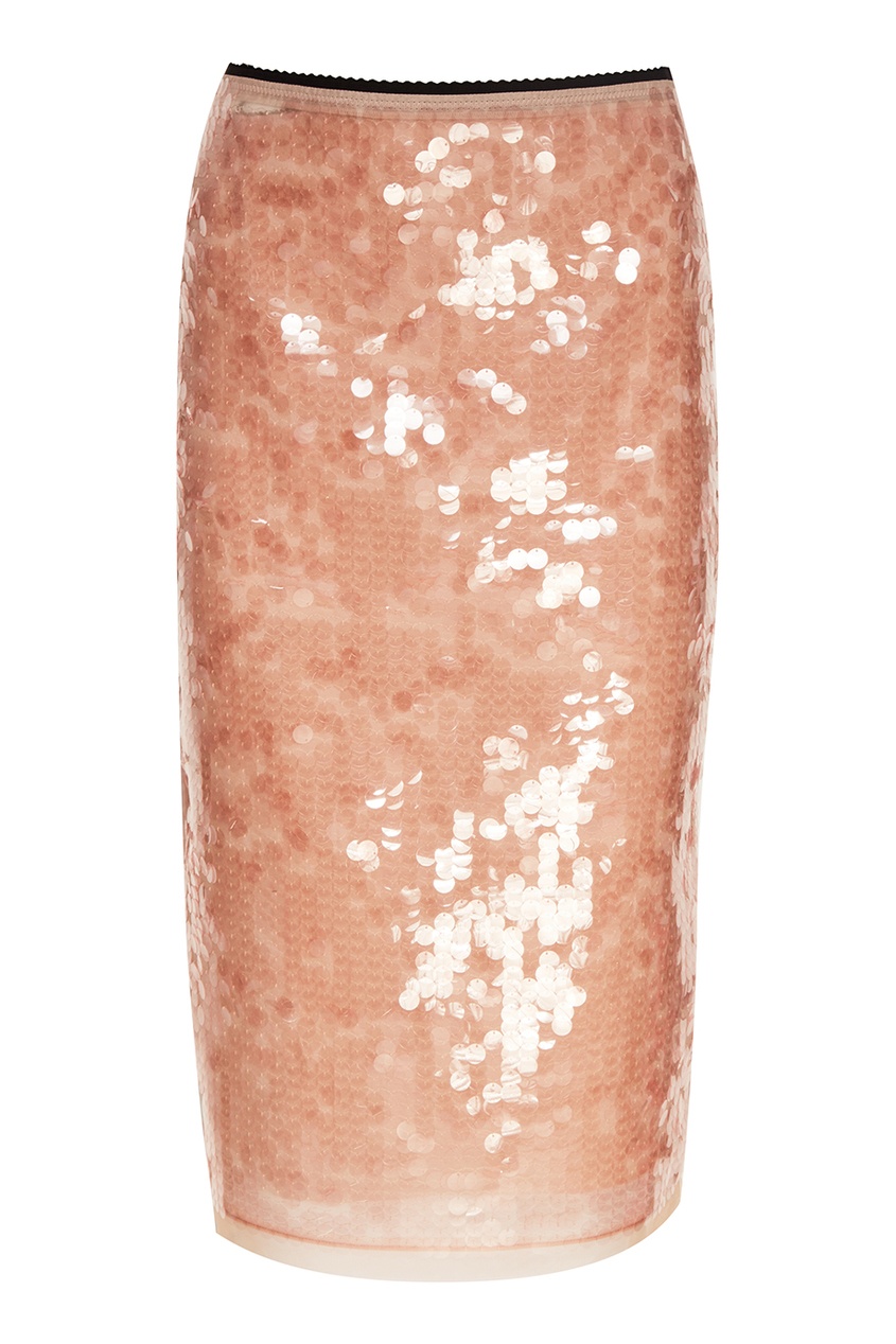 фото Розовая юбка с пайетками no.21