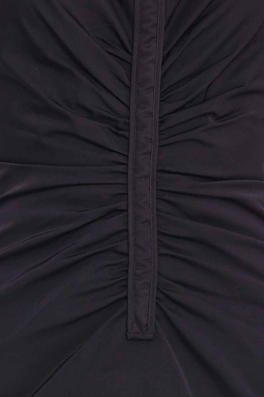 фото Черное платье с драпировками no.21